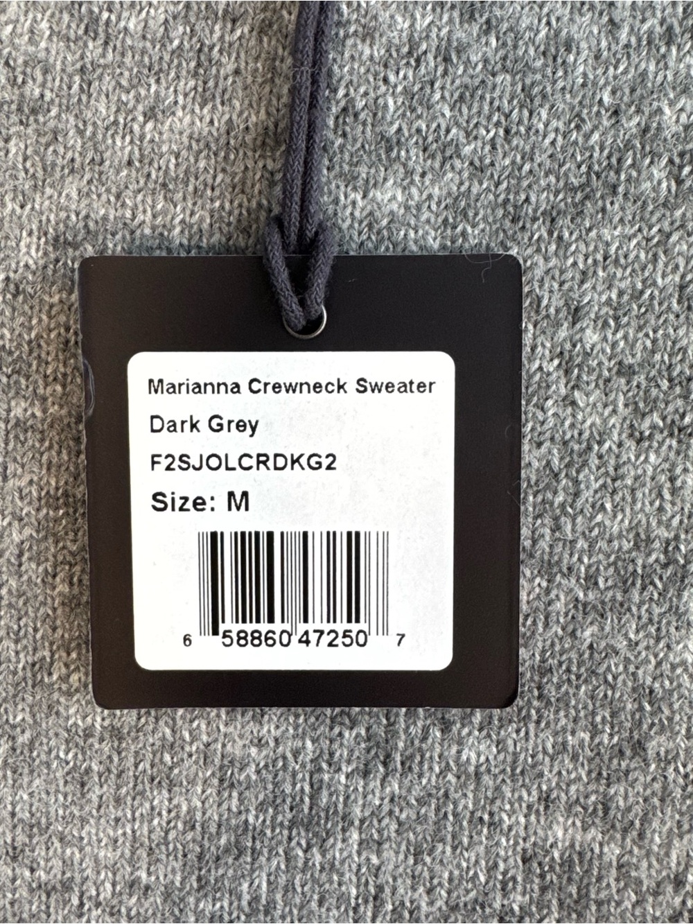 The Normal Brand Marianna Crewneck Sweater Women’s Medium Gray Oversized NEW - Picture 4 of 10